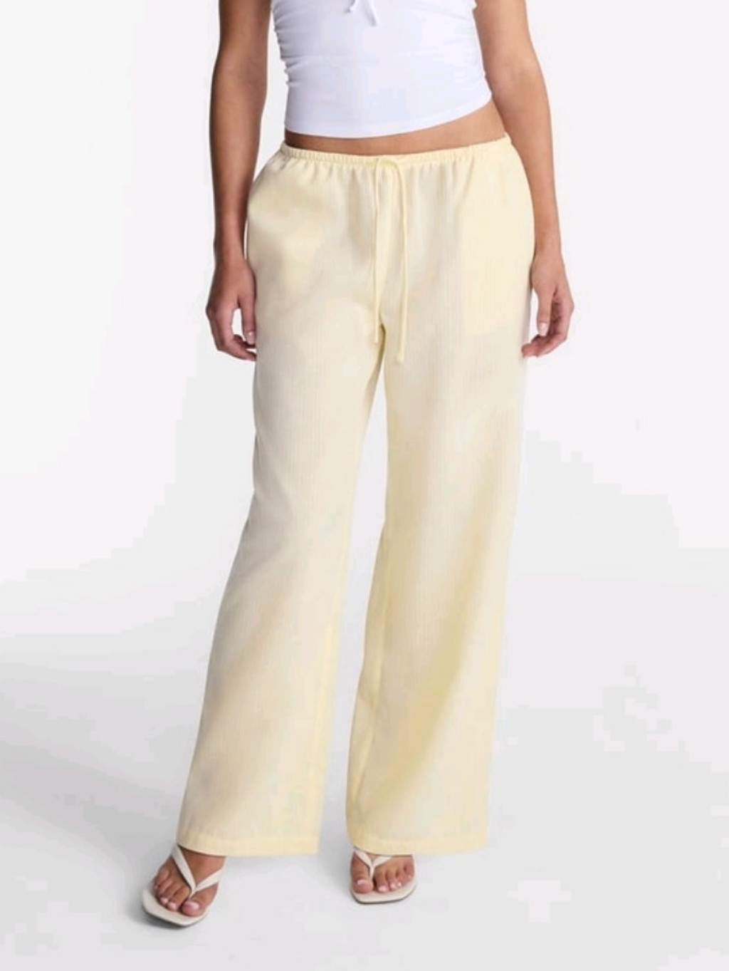No Boundaries Drawstring Beach Pants Women's Medium (810) Nwt